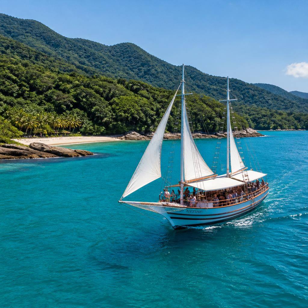 Passeio de Barco em Ilhabela