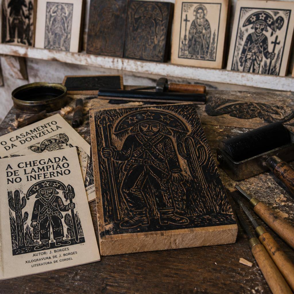 Aula de Xilogravura